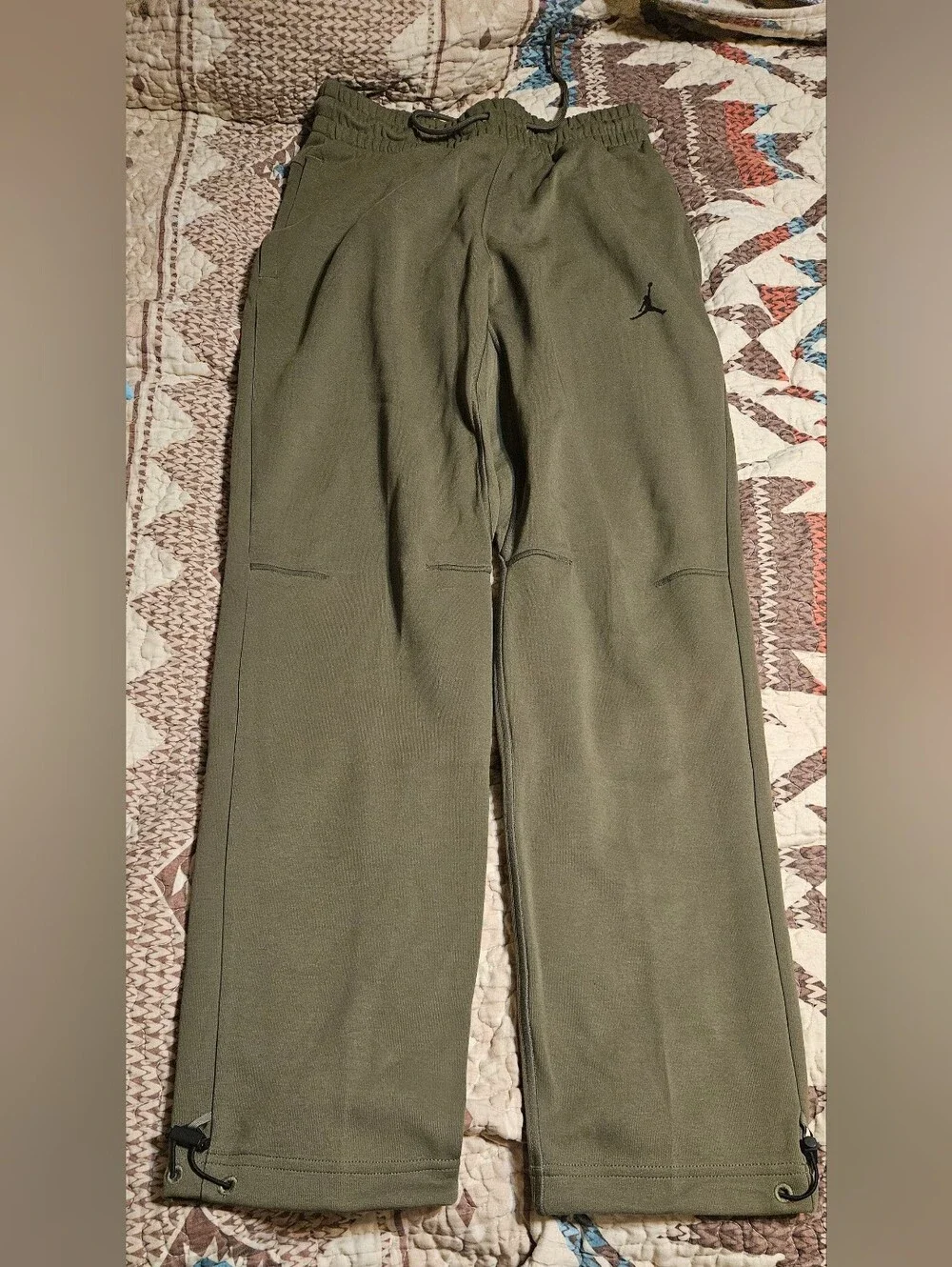 Jordan Men's Olive Green Performance Fleece Pants